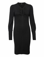 Onlsweet L/s Detail Dress Knt Only Black