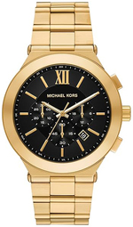 Michael Kors Herreur Mk9220 Billie Sort/gul Guldtonet Stål Ø44 Mm