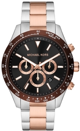 Michael Kors Herreur Mk8913 Layton Sort/stål Ø45 Mm