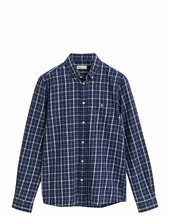 Checked Flannel Bd Shirt Gant Blue