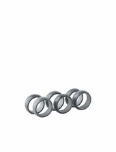 Servietring 'kit' 6-pack Broste Copenhagen Silver