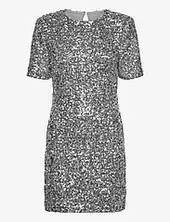 Rwzoey Ss Short Dress Rosemunde Silver