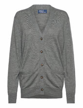 Wool Long Cardigan Polo Ralph Lauren Grey