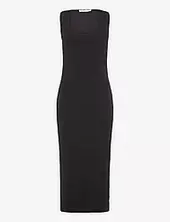 Midi-dress With Straps Mango Black
