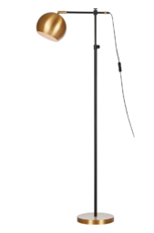 Gulvlampe Chester Sort/bronzefarvet