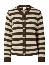 Yassironi Ls Knit Cardigan S. Noos Yas Brown