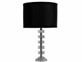 Hortensia Bordlampe - Klar - Sort - Glas - House Of Sander