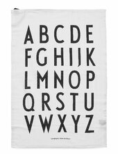 Classic Tea Towel 2-pack Design Letters White