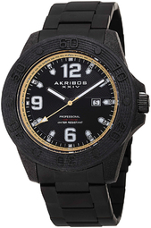 Akribos Xxiv Herreur Ak797tn Divers Sort/stål Ø48 Mm