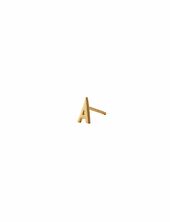 Earring Studs Archetypes, A-z Design Letters Gold