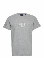 Reg Tonal Shield Ss T-shirt Gant Grey