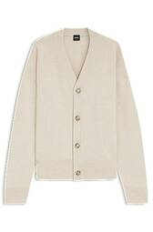 Relaxed Fit Cardigan I Ny Uld