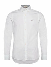 Slim Poplin Shirt Gant White