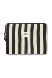 Mads Nørgaard - Computercover - Knit Stripe Computer Sleeve Small - Black