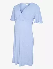 Mlnova Tess 24 Jrs Abk Dress 2f Mamalicious Blue