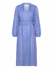 Parisll Midi Dress Ls Lollys Laundry Blue