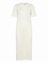 Slfhelena 2/4 Knit Dress Selected White