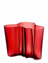 Aalto Vase 160mm Cranberry Iittala Red