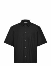 Relaxed Short Sleeve Shirt Weekday Black