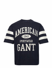 D.2 Collegiate Ss T-shirt Gant Navy