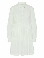 Yastia Ls Dress S. Noos Yas White