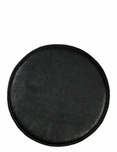 Woody Leather Seat Cushion Oyoy Living Design Black