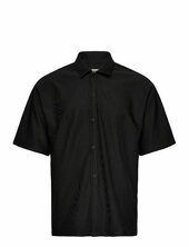 Wbbanks Plisse Shirt Woodbird Black
