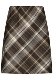 Neo Noir - Nederdel - Lunna Check Skirt - Brown