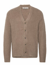 Wwtrue Mohair Cardigan Wood Wood Brown