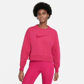 Nike Drifit Get Fit Sweatshirt Damer Tøj Pink M