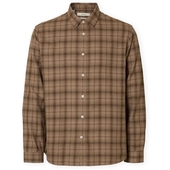 Skjorter M. Lange ærmer Selected  Noos Regnoah Shirt - Savannah Tan/brown