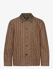 Cotton-blend Jacquard Jacket Scotch & Soda Brown