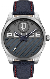 Police Herreur Pewja2121401 Grille Grå/læder Ø42 Mm