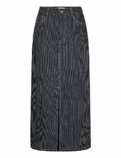 Onlmerle Hw Lon Slit Stripe Skirt Cc Pnt Only Navy