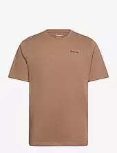Regular Short Sleeve Heavy Single J Knowledge Cotton Apparel Brown