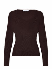 Knit With Heart Shape Neck Coster Copenhagen Black