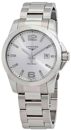 Longines Herreur L3.759.4.76.6 Conquest Sølvfarvet/stål Ø41 Mm