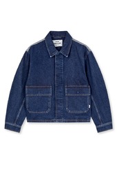 Mads Nørgaard - Jakke - Luke Denim Solar Jacket Block - Mid Blue Denim (levering Midt December)