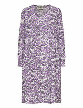 Chakra Canary Dress Aop Mads Nørgaard Purple