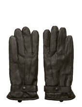 Barbour Burnish Leather Glove Barbour Black