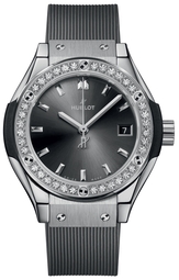 Hublot Dameur 591.nx.7070.rx.1204 Classic Fusion Grå/gummi Ø29 Mm