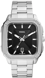 Fossil Herreur Fs5933 Inscription Sort/stål Ø42 Mm