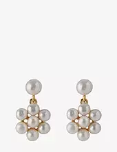 Ocean Bloom Earrings Length 15 Mm Pernille Corydon Gold