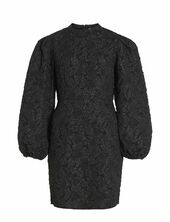 Viwillow L/s Short Dress/dc/2 Vila Black