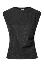 Y.a.s - Top - Nura Sl Top - Dark Silver Colour