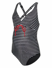 Mlnewjose Stripe Swimsuit Recycled A. Mamalicious Black