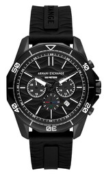 Armani Exchange Herreur Ax1961 Spencer Sort/gummi Ø44 Mm