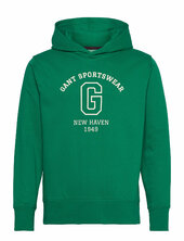 Graphic Sweat Hoodie Gant Green