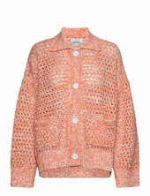 Tired Crochet Cardigan Holzweiler Orange