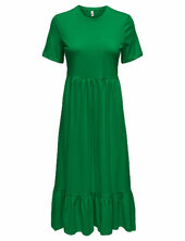 Onlmay Life S/s Peplum Calf Dress Jrs Only Green